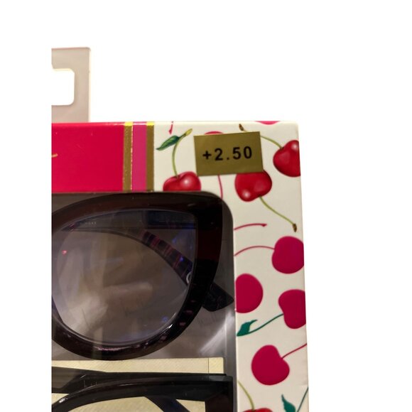 Nicole Miller Reading Glasses Blue Light 2 Pair +2.50 Black Tortoise - Picture 14 of 15
